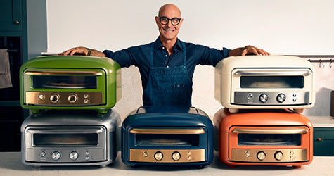 Stanley Tucci™ Indoor and Outdoor Pizza Oven | Carrara White