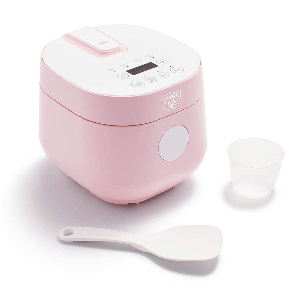 GreenLife Rice Cooker, Pink