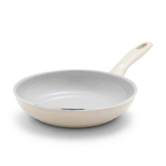 Dover Ceramic Nonstick 8" Frypan with Spatula | Cream White