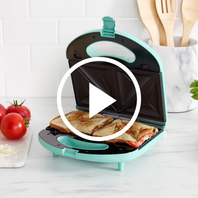 GreenLife Waffle and Sandwich Duo | Turquoise