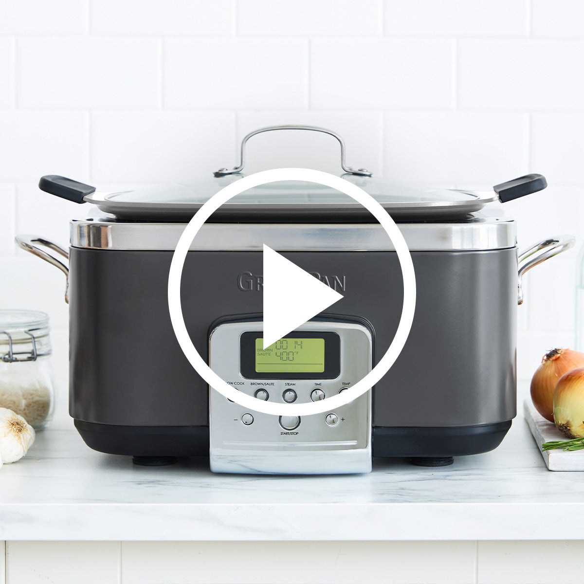 Elite 6Quart Slow Cooker Graphite © GreenPan Official Store