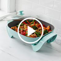 GreenLife Electric Skillet | Turquoise