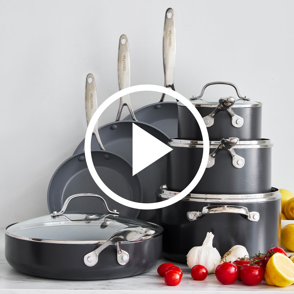 Greenpan - Venice Pro Ceramic Non-Stick Frypan, 12 Inch – Kitchen Store &  More