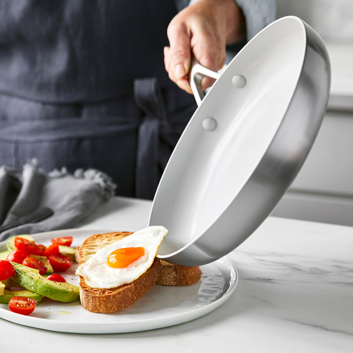  Kitchen Stories Searsmart Nonstick Frying Pan  28cm-Black-Induction Compatible-Oven Safe, 28 cm - Frypan : Everything Else