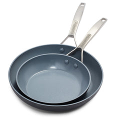 GreenPan Valencia Pro 11-Piece Cookware Set (Hard Anodized, Thermolon Minerals Ceramic Nonstick, Oven Safe to 600°F)