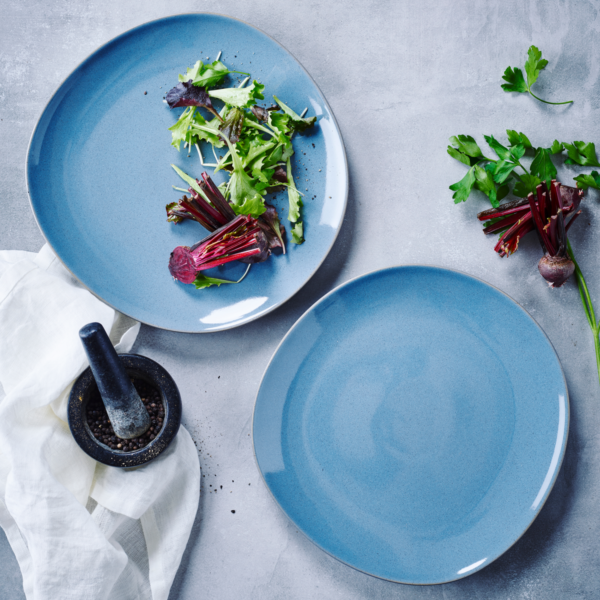 Teal plates set hot sale