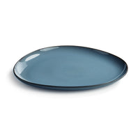 Keltum Glazed Stoneware 15" Serving Plate | Blue