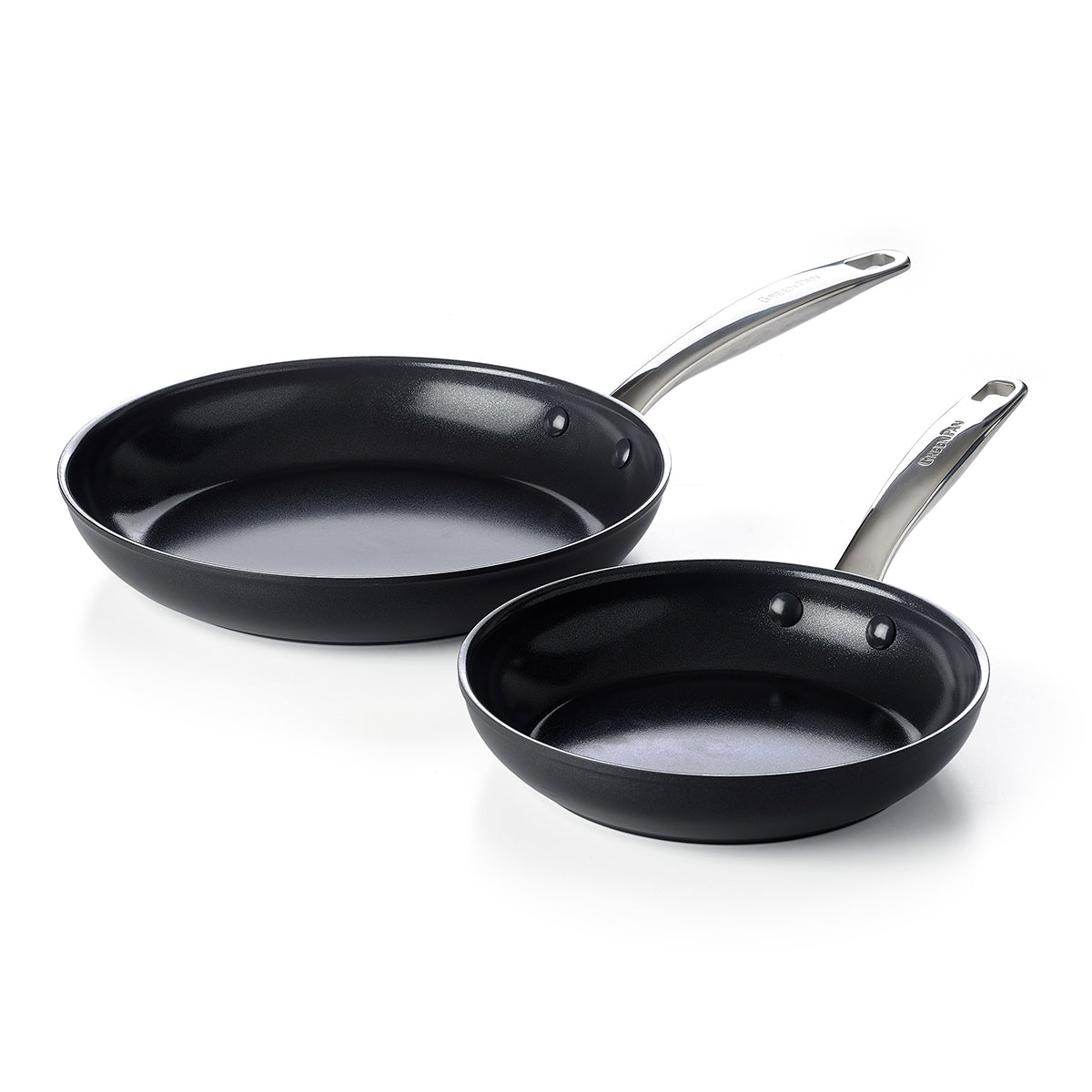 Chatham Ceramic Nonstick 8 and 10 Frypan Set