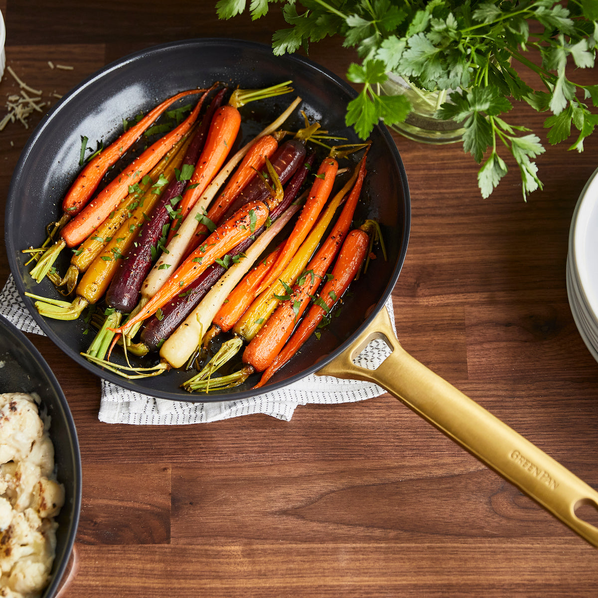 GreenPan Reserve Healthy Ceramic Nonstick 12 Fry Pan with Lid - Twilight