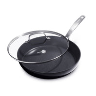 SearSmart Ceramic Nonstick 12" Frypan with Lid