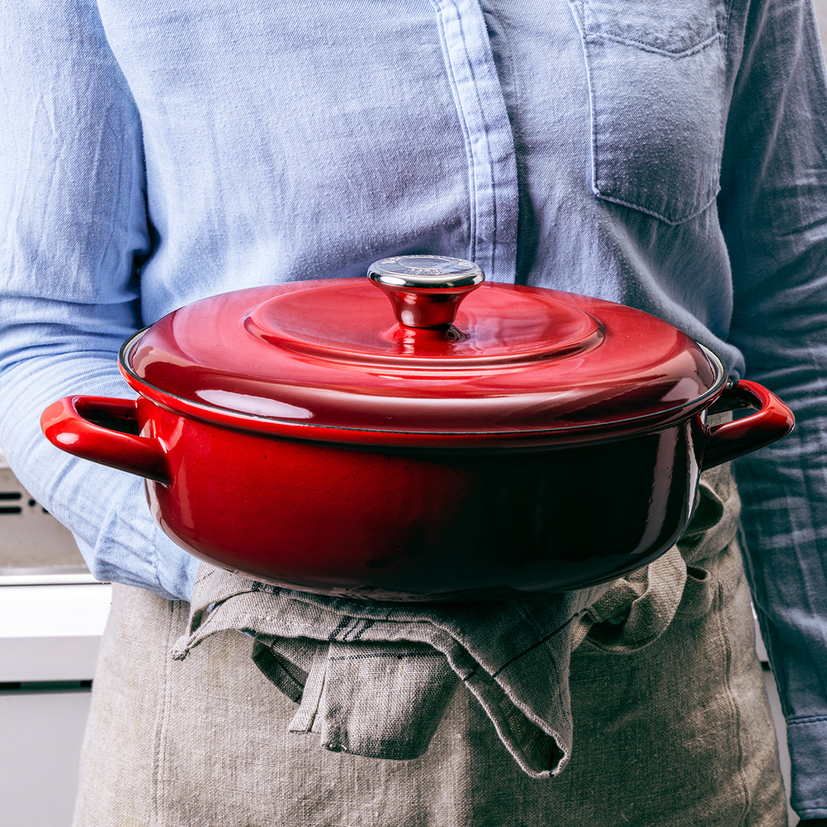 Red Dutch oven  FIREUP Cookware