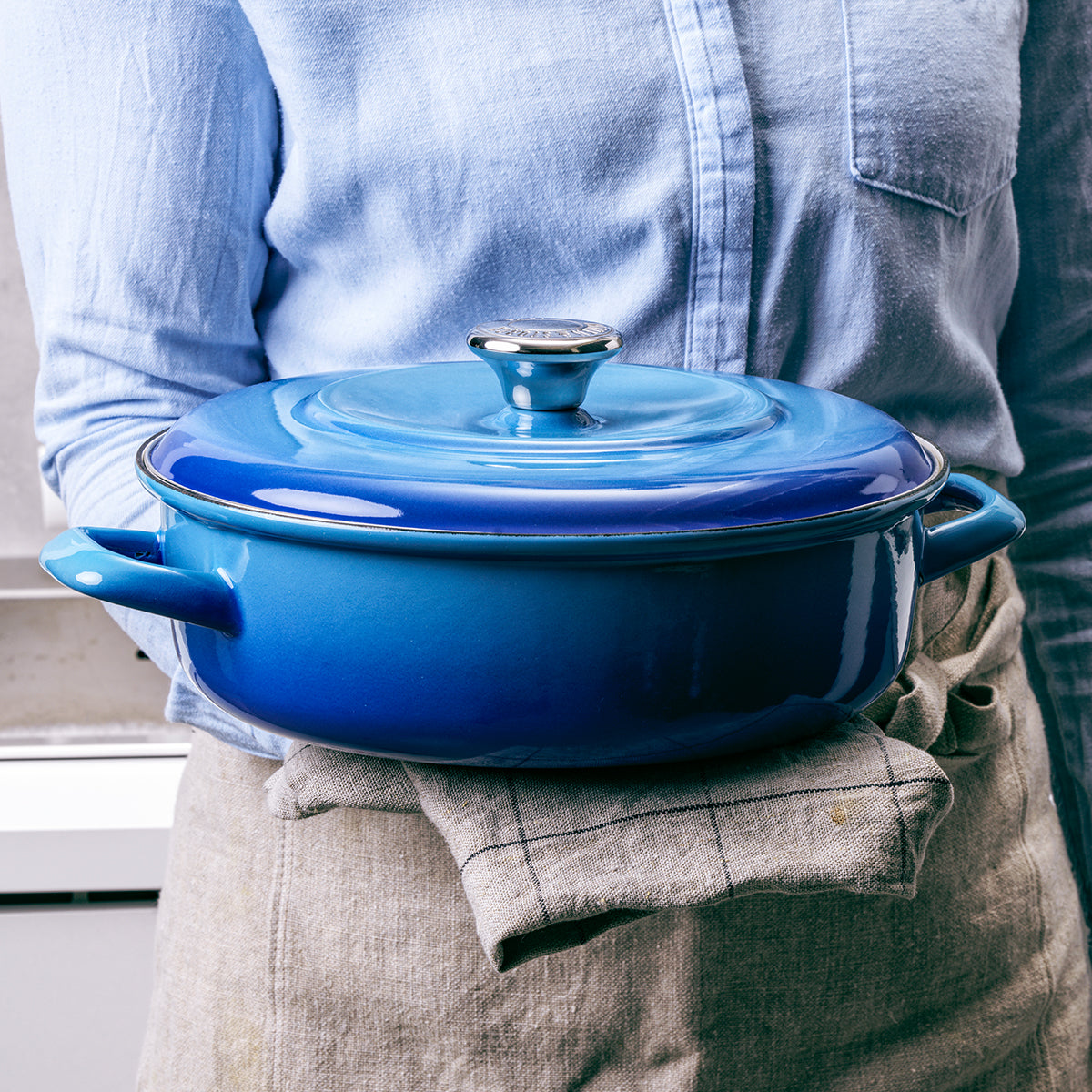 Blue Dutch oven  FIREUP Cookware