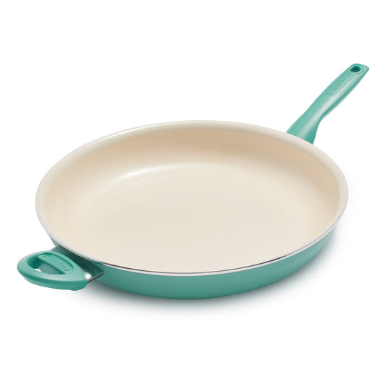 Rio Ceramic Nonstick 13.5" Frypan | Turquoise