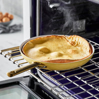Reserve Ceramic Nonstick 10-Piece Cookware Set | Sunrise with Gold-Tone Handles