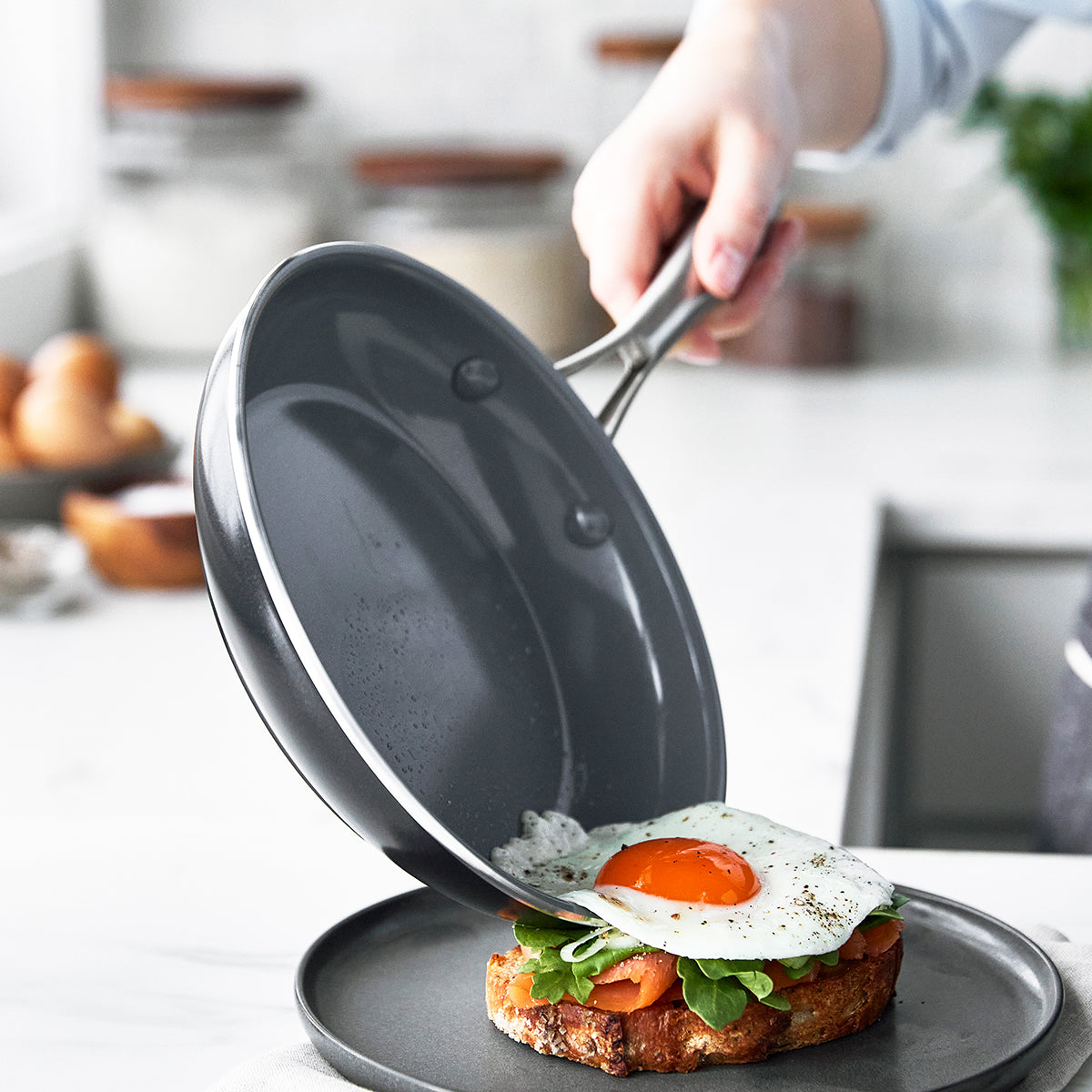 Ceramic Coating Frying Pan, Ceramic Egg Pans Cookware