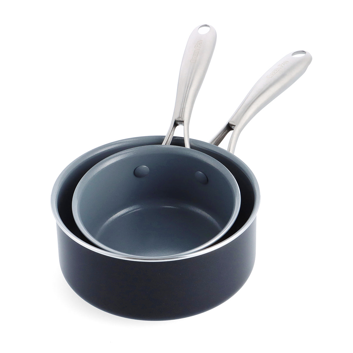 Swift Nonstick 2-Piece Saucepan Set, © GreenPan Official Store