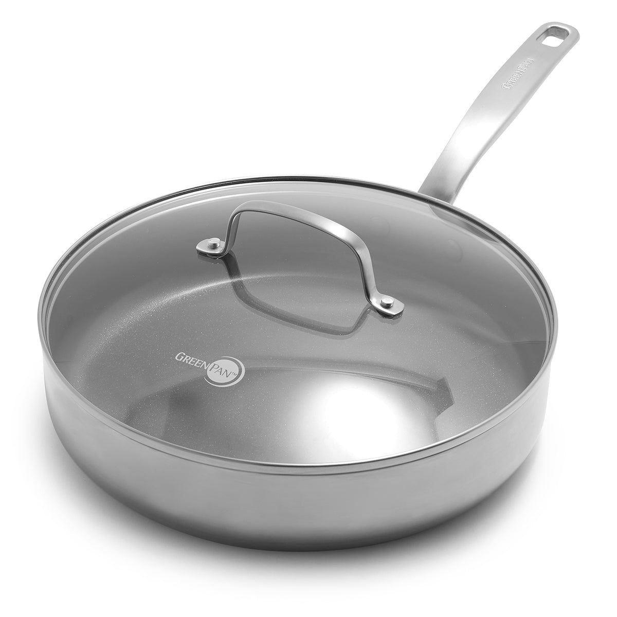 Chatham Stainless 3.75-Quart Sauté Pan with Lid | © GreenPan
