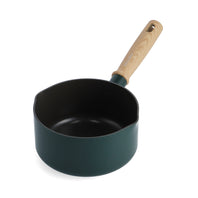 Hudson Ceramic Nonstick 1.5-Quart Saucepan | Forest Green