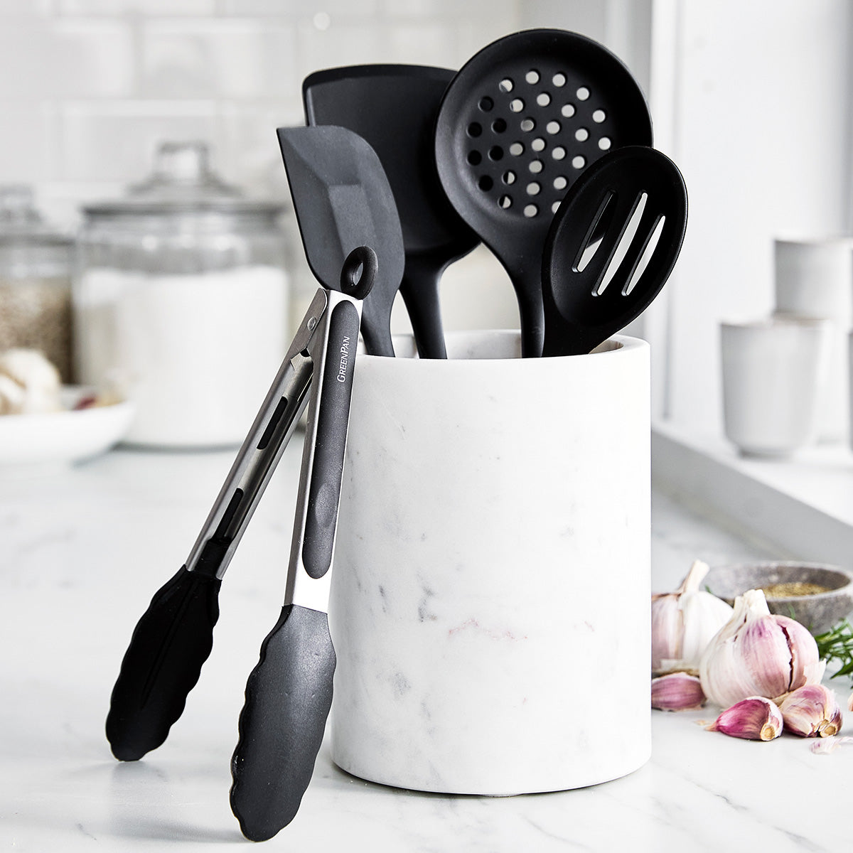 5-Piece Silicone Utensil Set | Black | GreenPan