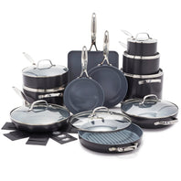 Valencia Pro Ceramic Nonstick 19-Piece Cookware Set