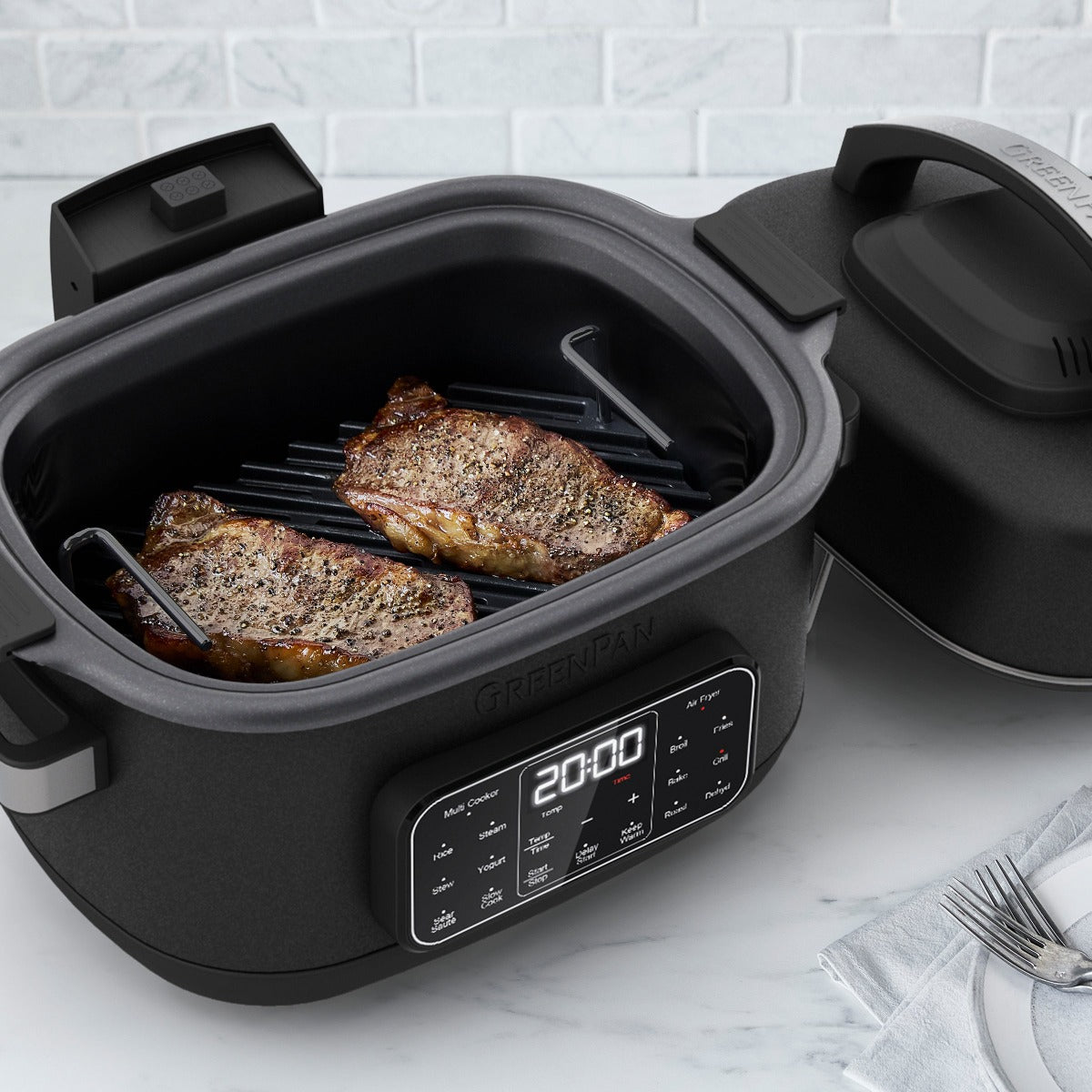 Bistro Noir 13-in-1 Multi Cooker Air Fryer Grill