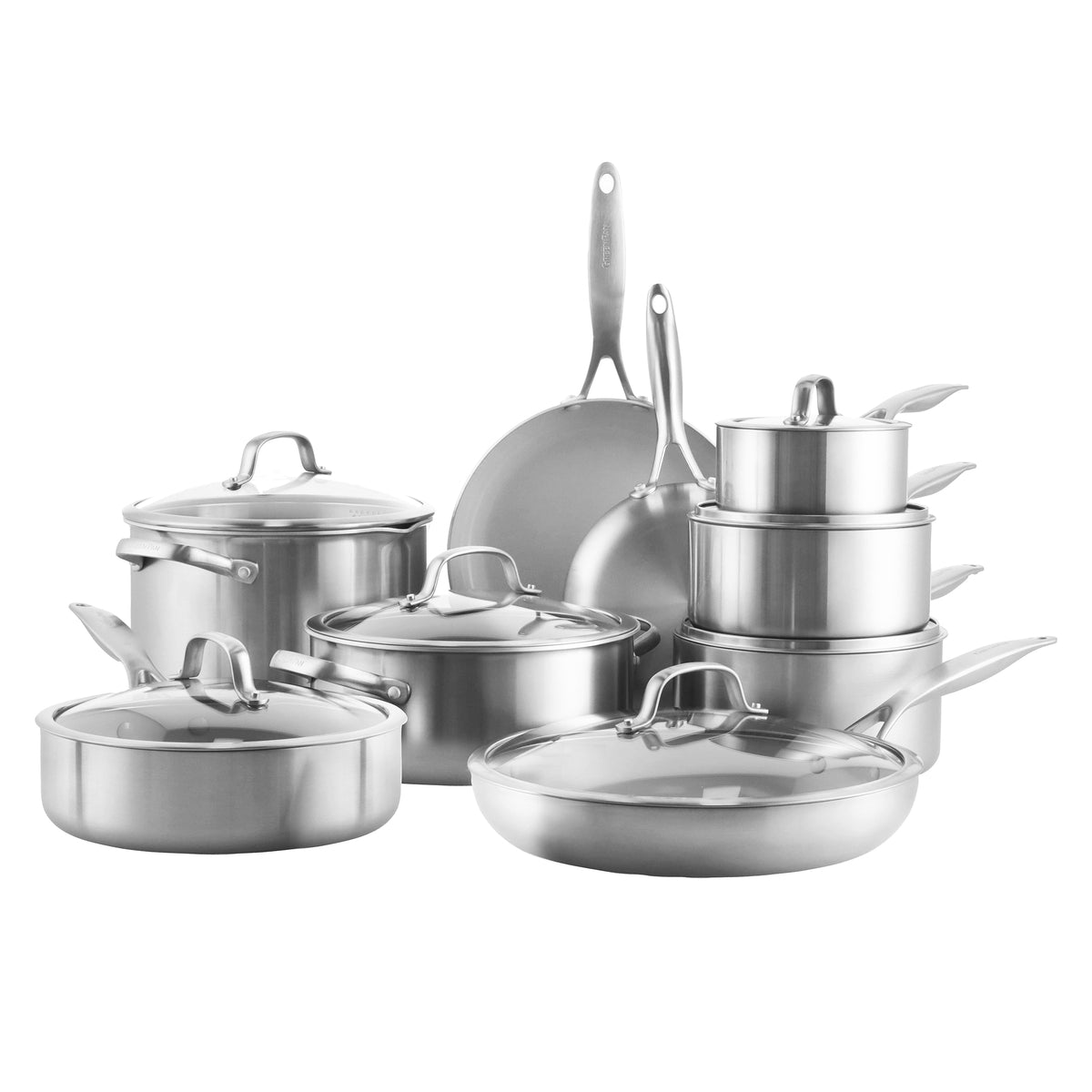 Pots and Pans Set Nonstick 16 PCS, Induction Cookware Kitchen