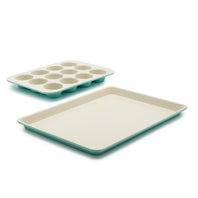 GreenLife Ceramic Nonstick 2-Piece Bakeware Set | Turquoise
