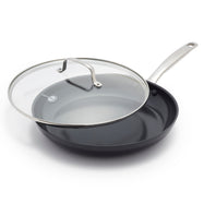 Chatham Black Ceramic Nonstick 12" Frypan with Lid
