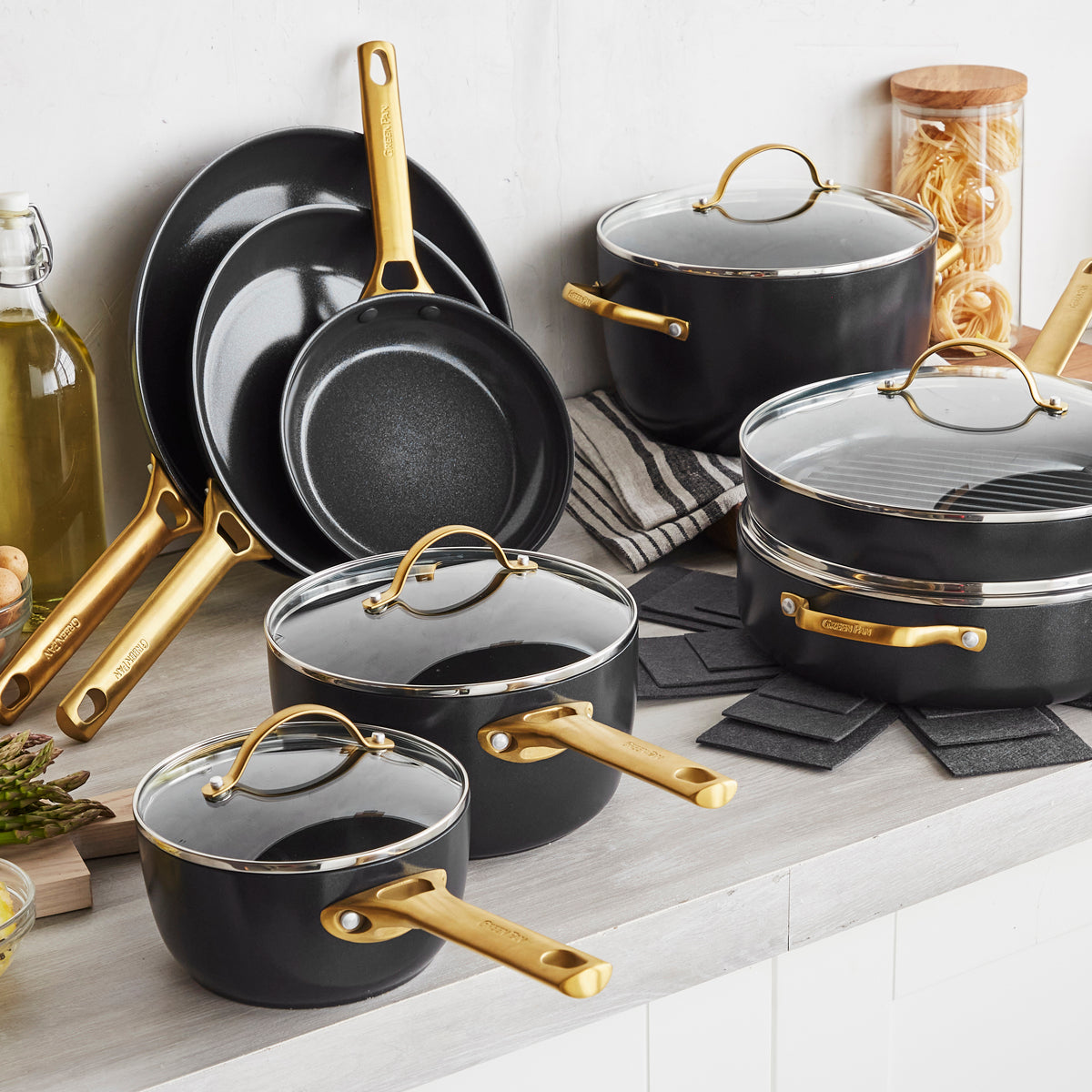 Greenware Cookware Ceramic Nonstick Cookware for Sustainable Cooking - GreenPan©