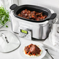 Premiere 6-Quart Slow Cooker | Stainless Steel