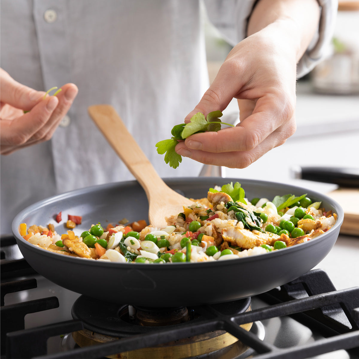 Lima Ceramic Nonstick 12" Frypan with Lid