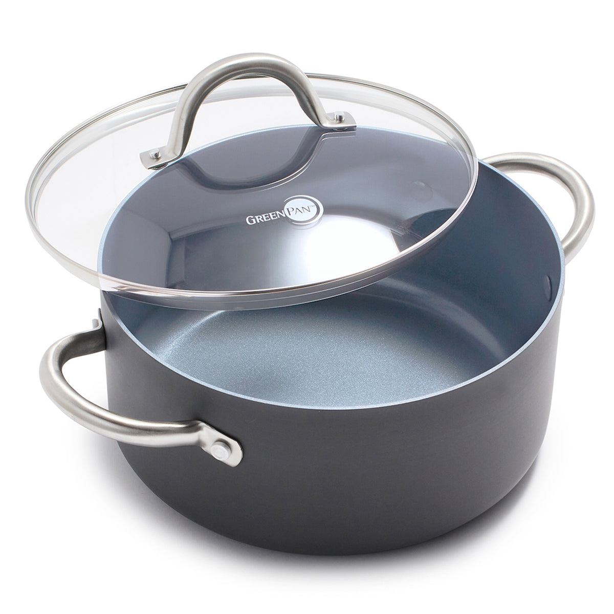 Choice 10 Qt. Standard Weight Aluminum Stock Pot with Cover