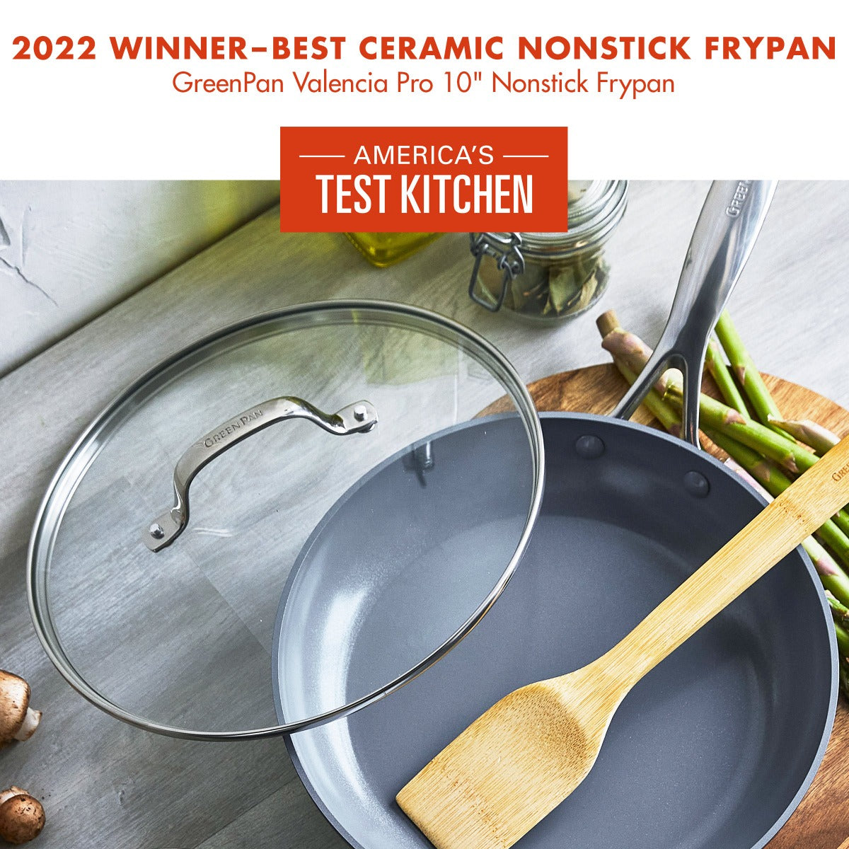 Greenpan - Valencia Pro Ceramic Nonstick Frypan, 8 Inch – Kitchen Store &  More