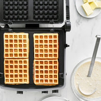 Premiere Multi Grill, Griddle & Waffle Maker | Stainless Steel