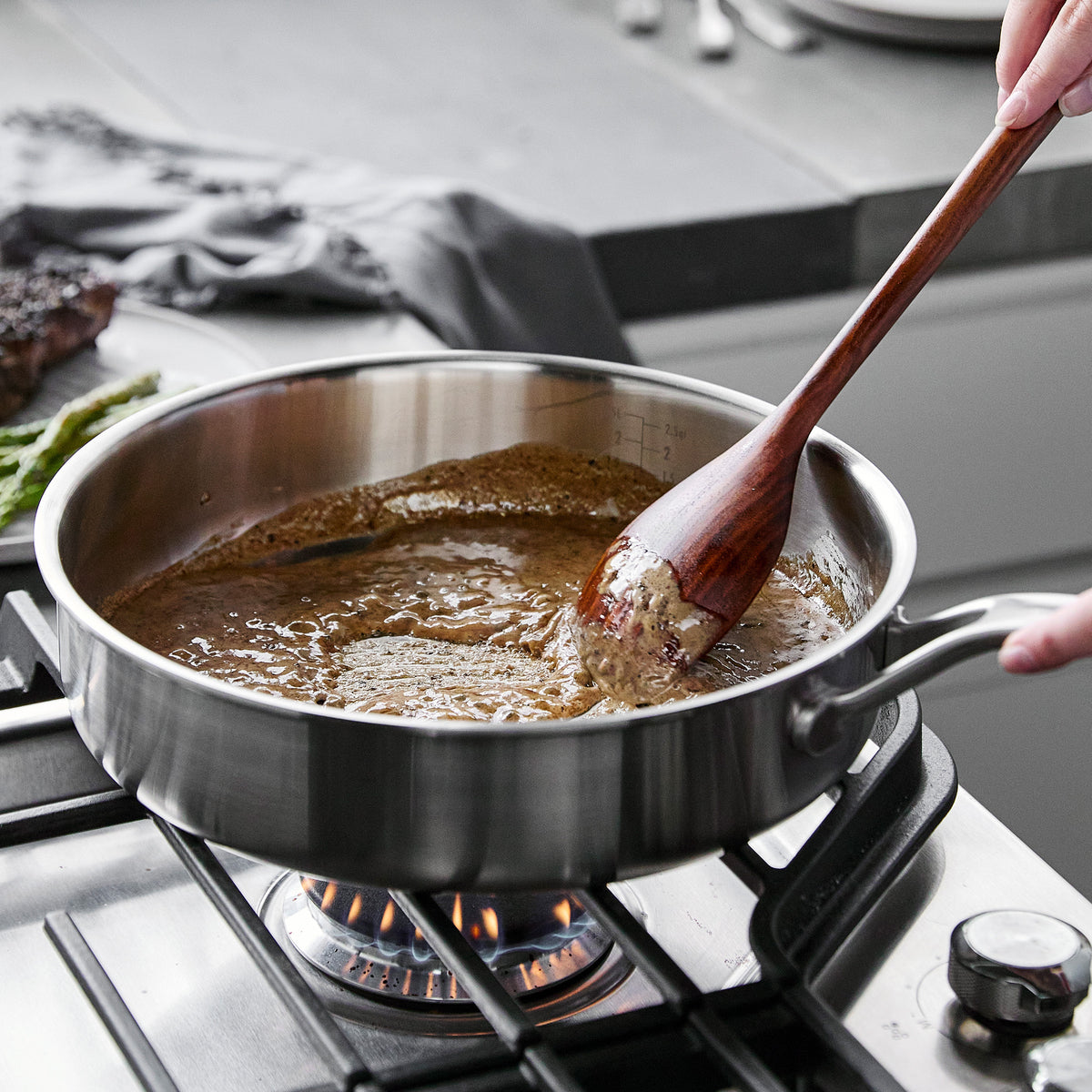 Merten & Storck Stainless Steel Saucepan With Lid 3 Quart - World Market
