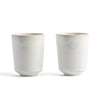 Keltum Glazed Stoneware 8.5 oz. Mugs, Set of 2 | White