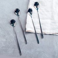 Keltum Stainless Steel Long Drink Spoons, Set of 4