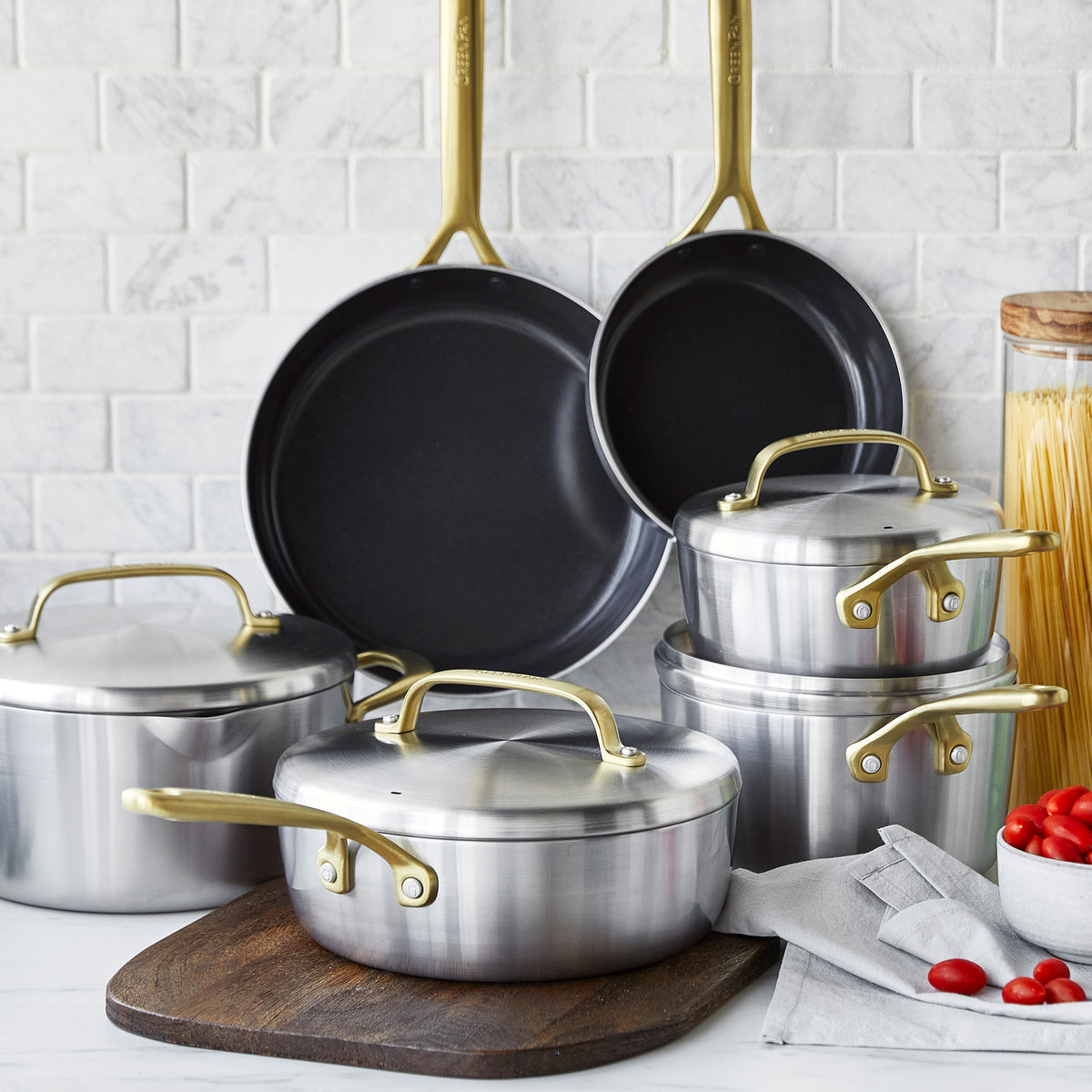 All-Clad Enameled Cast Iron 10-Piece Cookware Set